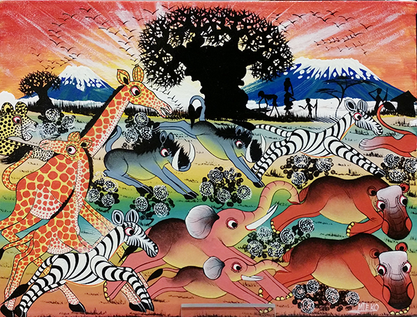 6 色のペンキから生まれる命のアート - お母さん大学
