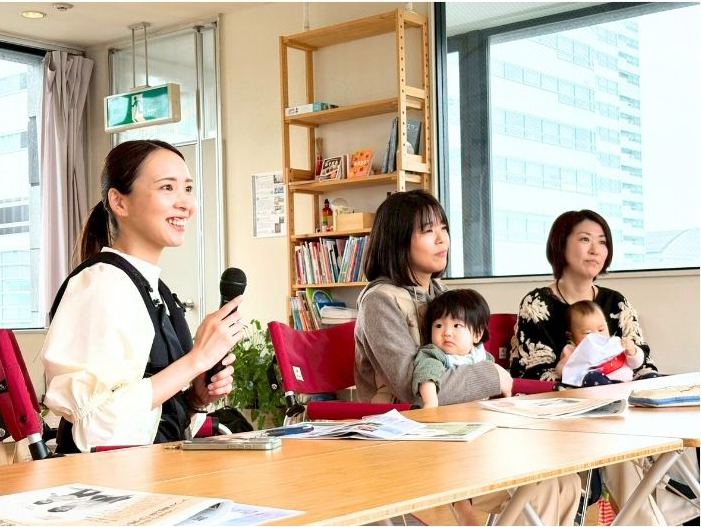 プレゼンテーションも笑顔